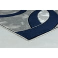 thumbnail image 3 of GLORY RUGS Area Rug Modern 5x7 Navy Circles Geometry Soft Hand Carved Contemporary Floor Carpet Fluffy Texture for Indoor Living Dining Room and Bedroom Area, 3 of 6