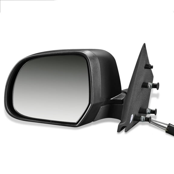 DNA Motoring OE Style Manual Left Driver Side Mirror for 2012-2015 Nissan Versa
