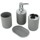 thumbnail image 5 of Accesorios de Baño de 4 piezas conjunto de Baños con taza de almacenamiento de jabón taza de enjuague plásstico de electroplatación moderna para organización de la organización de la, 5 of 7