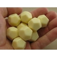 thumbnail image 2 of Chessex Customizable Ivory Blank Opaque Polyhedral Dice D12 (12 Sided) 16mm (5/8in) Pack of 10, 2 of 2