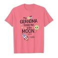 thumbnail image 4 of Teen Girl Shirts Girls Cartoon Print Fashion Round Collar Loose Hugh Leisure T Shirt With Short Sleeves Girls Summer Tops T-Shirts Hot Pink,5-6 Years, 4 of 4
