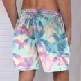 thumbnail image 4 of ZCFZJW Men's Swim Trunks Quick Dry Board Shorts Swimsuit Swimwear Bathing Suit Summer Casual Tropical Palm Tree Print Elastic Waist Athletic Short Pants with Pockets Multicolor#06 XXXXL, 4 of 4
