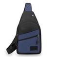 thumbnail image 2 of Chest Bag Crossbody 30cm, Adjustable Strap Multi Pocket for Sports Travel, Layered Compartment Reflective Night Safe, Lightweight Durable Fabric and Outdoor Daily Commute, 2 of 7