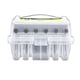 thumbnail image 2 of Caja de almacenamiento para sedal de pesca, caja de carrete de hilo, fácil de usar, con agujeros de silicona, portátil, 2 of 9