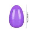 thumbnail image 3 of 11.8 Inch Open Top Jumbo Easter Egg Plastic Refillable Shell In Bright Colors For Party Gift Basket Fillers, Surprise Storage, Hunt Activity, School Classroom, Seasonal Decor, Reusable Durable Design, 3 of 6