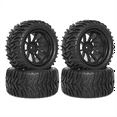 thumbnail image 4 of Pneus de Camion Rc 1/10 Pneus et Roues de Camion Télécommandé Noir, 4 of 10