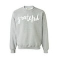 thumbnail image 1 of Awkward Styles Tweat Sweat-Shirt L'action de Grâce Crewneck Merci, 1 of 5