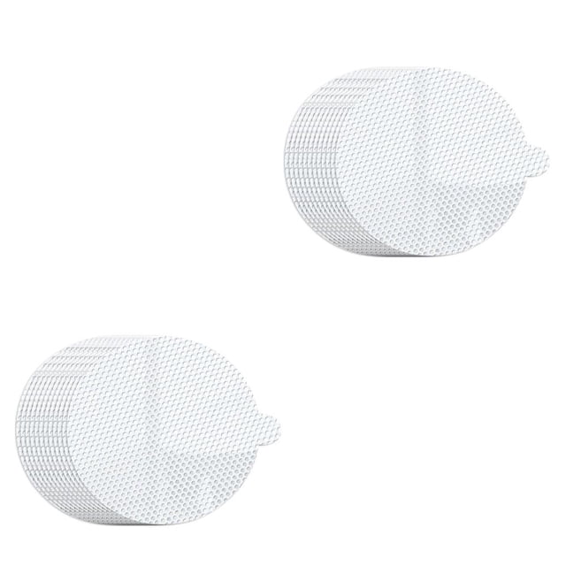 Monstrate Colector de pelo para drenaje de suelo, 12 piezas, cubierta para bañera, colador para lavabo de tocador, suministros para baño Redondo 2Conjunto