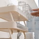 thumbnail image 3 of Soporte de estante Estilo cajón Plegable Multifuncional Olla caliente para vegetales Organizador de alimentos Estante Accesorios de cocina Almacenamiento y organización del hogar 1 pieza pequeña Kearding HA063699-01B, 3 of 6