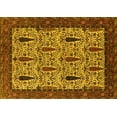 thumbnail image 1 of Ahgly Company Indoor Rectangle Oriental Yellow Industrial Area Rugs, 6' x 9', 1 of 4