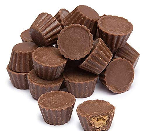 Reese's Chocolate Peanut Butter Cups Minis, Unwrapped Miniatures, Bulk ...