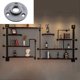 thumbnail image 5 of Threaded Floor Flange, 1/2 Inch, Pipe Fittings Wall Floor Flange, Aluminum Alloy Flange,10pcs, 5 of 5