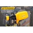 thumbnail image 2 of KITESDER 1000ml HVLP Spray Gun, 20V Cordless Paint Sprayer 3 Adjustable Patterns & 5 Nozzles (1.0/1.8/2.0/2.5mm) for DIY Home Use, 2 of 4