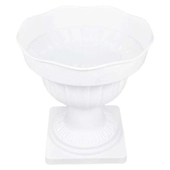 Masteelf Elegant Plastic Flower Pot for Wedding and Party Decor, Roman Style Planter, Versatile Vase and Decorative Plant Holder