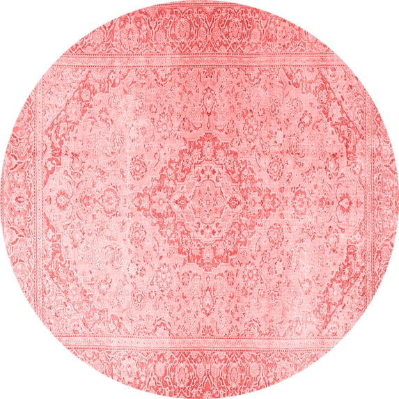 Ahgly Company Indoor Round Persian Red Traditional Area Rugs, 6' Round