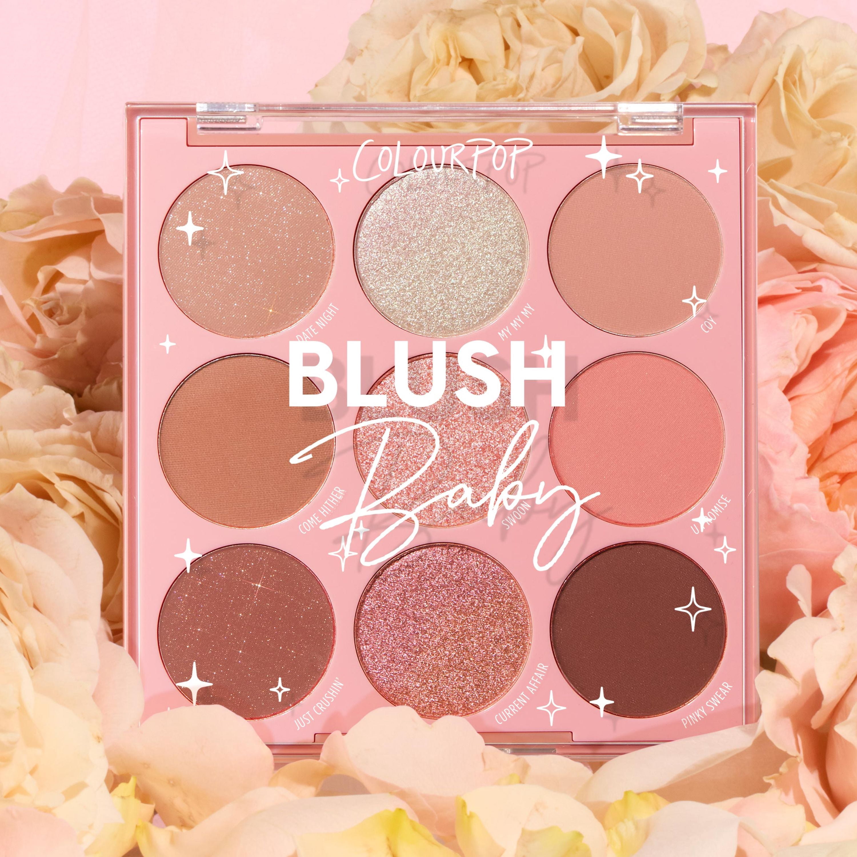 ColourPop 9 Pan Pressed Powder Palette, Blush Baby
