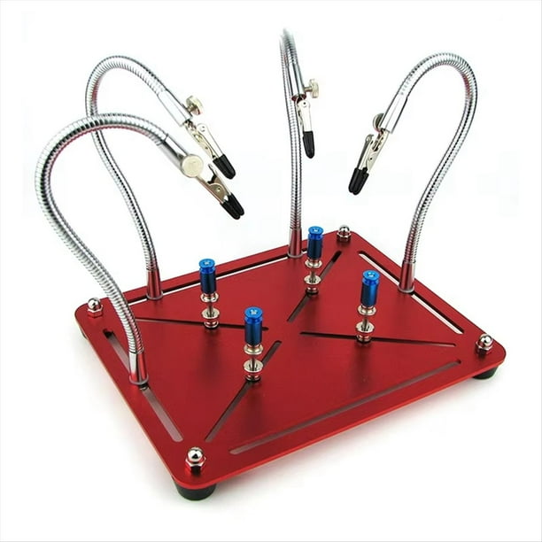 Soporte de PCB de Tercera Mano para Soldar, Herramienta Auxiliar para Lupas, Herramientas de Soldadura, Abrazadera de Soldadura para Reparación de Placas Base.