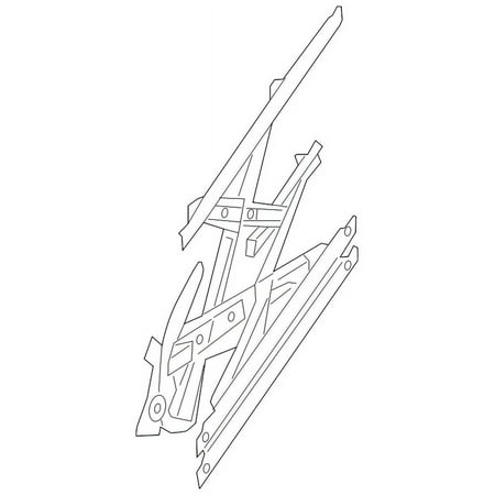 Genuine OE Nissan Window Regulator - 82721-4KH0B