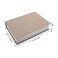 thumbnail image 2 of HAMPPLIES 3Pcs Faux Linen Books for Timeless Home Decor and Versatile Shelf Styling, 2 of 6