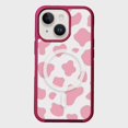 thumbnail image 1 of Caseco Mag-Safe iPhone 13 Pink Cow Print Case, 1 of 5