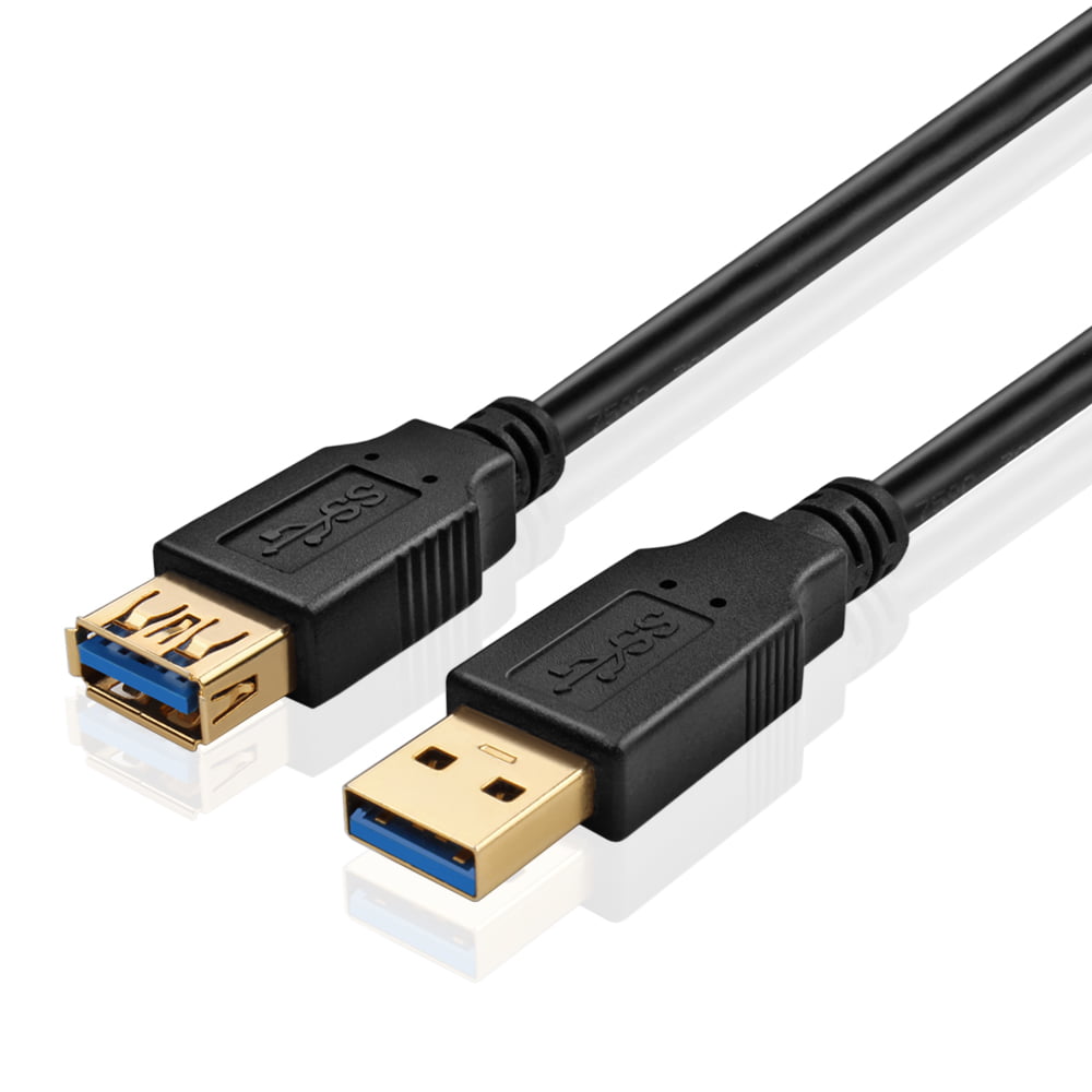 Gold Plated Twist Design USB 3.0 Super-Speed A Female to A Female Coupler 