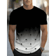 thumbnail image 4 of Camiseta estampada de árbol de coco a la moda para hombre, camisetas de manga corta con degradado estilo Harajuku, camisetas casuales de cuello redondo para hombre, 4 of 4