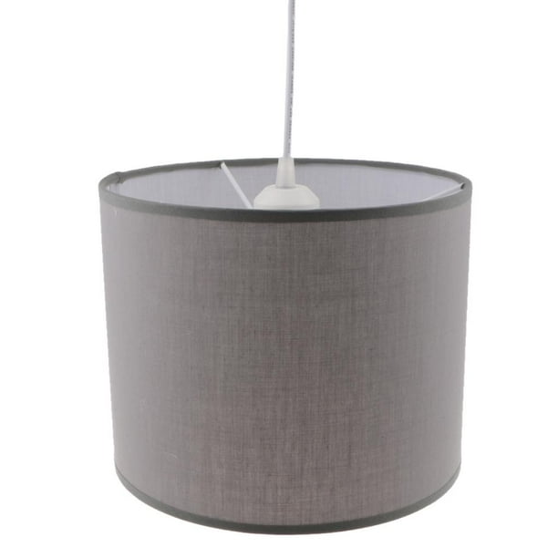 de Lámpara Accesorio Colgantes de tejado Iluminación Portalámpara E27 Bombilla Decoración Gris