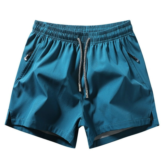 Dagugfen Athletic Mens Shorts Drawstring Elastic Waist Loose Summer Vocation Workout Running Shorts