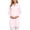 Pink, variant on Women's Maternity Long Sleeve Lab Coat Turn-Down Collar Button-Front Work Uniform with Pockets for Clinic Healthcare Nursing Attire Solid Color (White, 3XL).