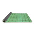 thumbnail image 2 of Ahgly Company Indoor Square Oriental Turquoise Blue Modern Area Rugs, 4' Square, 2 of 4