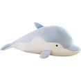 thumbnail image 1 of Delfín de peluche, 35 cm, bonito delfín de peluche para niñas y niños, azul, 1 of 5
