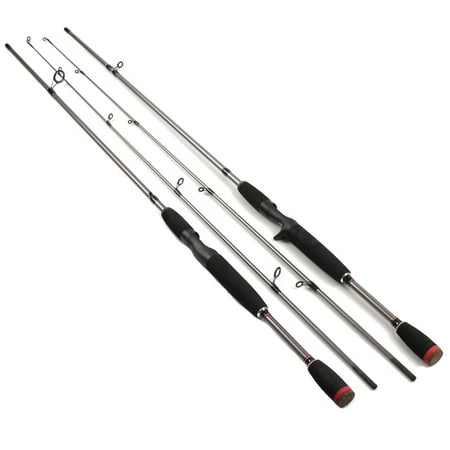 Fishing Rod - Carbon Fiber, Portable Telescopic Super Hard Ultralight Fishing Pole for Travel Surf Saltwater Freshwater Bass Boat (The Best Fishing Pole For Bass)