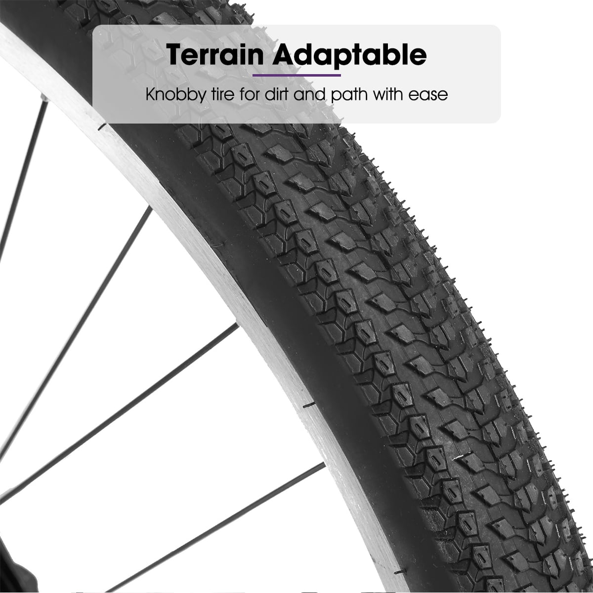 Hiland Women's 26" Mountain Bike 21 Speeds, White