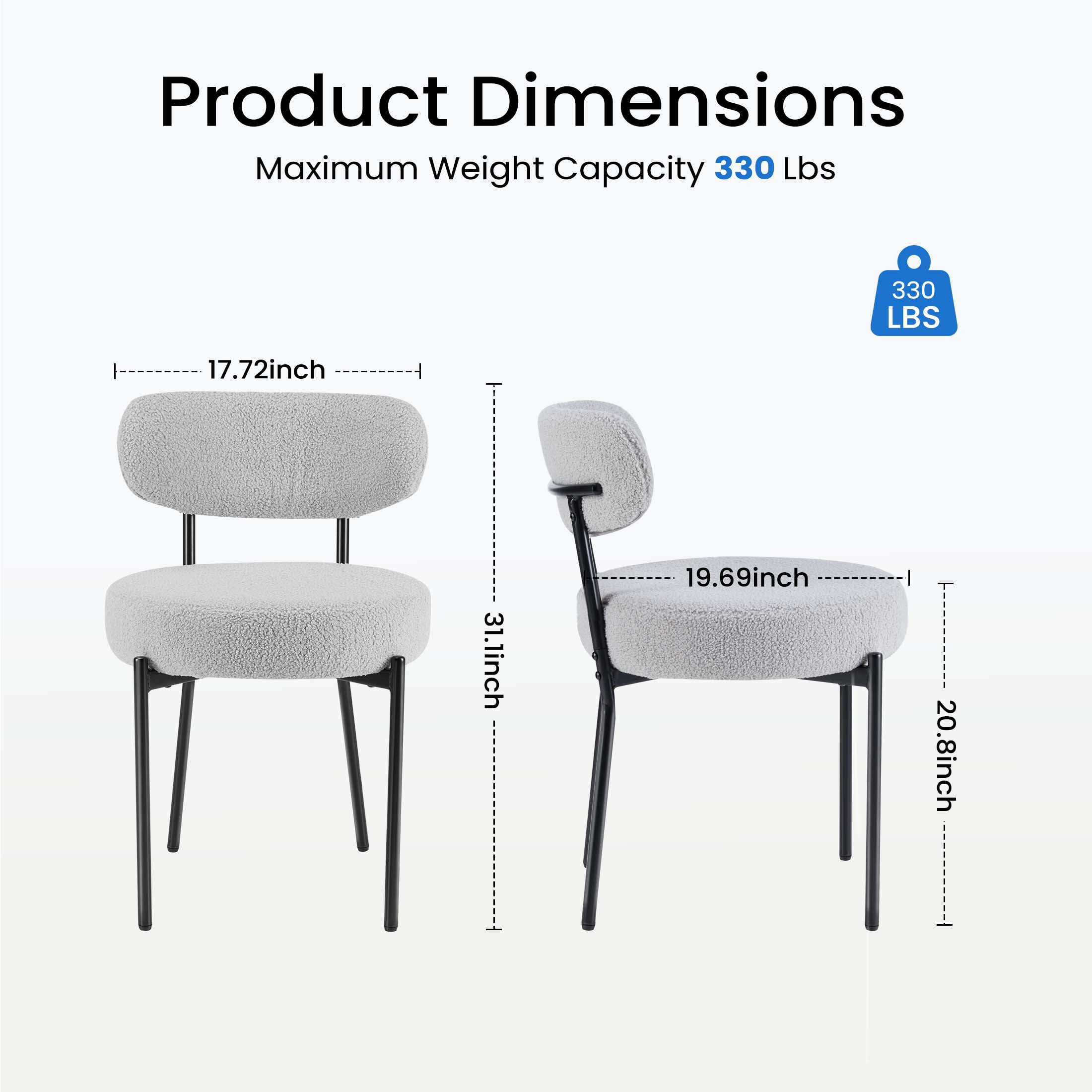 Walmart Black Friday Deals 2025 edx Upholstered Dining Chairs, Mid