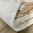 thumbnail image 5 of Ambesonne Steam Engine Place Mats Set of 4, Old Vintage Train, Standard Size, Ivory Pale Caramel, 5 of 6