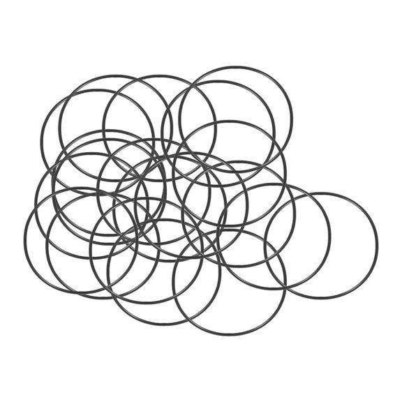 O-Rings Nitrile Rubber 26mm x 28mm x 1mm Seal Rings Sealing Gasket 20pcs