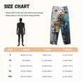 thumbnail image 4 of Lsque Whimsical Goat Artist Print Women's Pajama Pants, Lounge Pant - Comfortable Home Wear,Elastic Waistband, Stylish Design-X-Large, 4 of 9