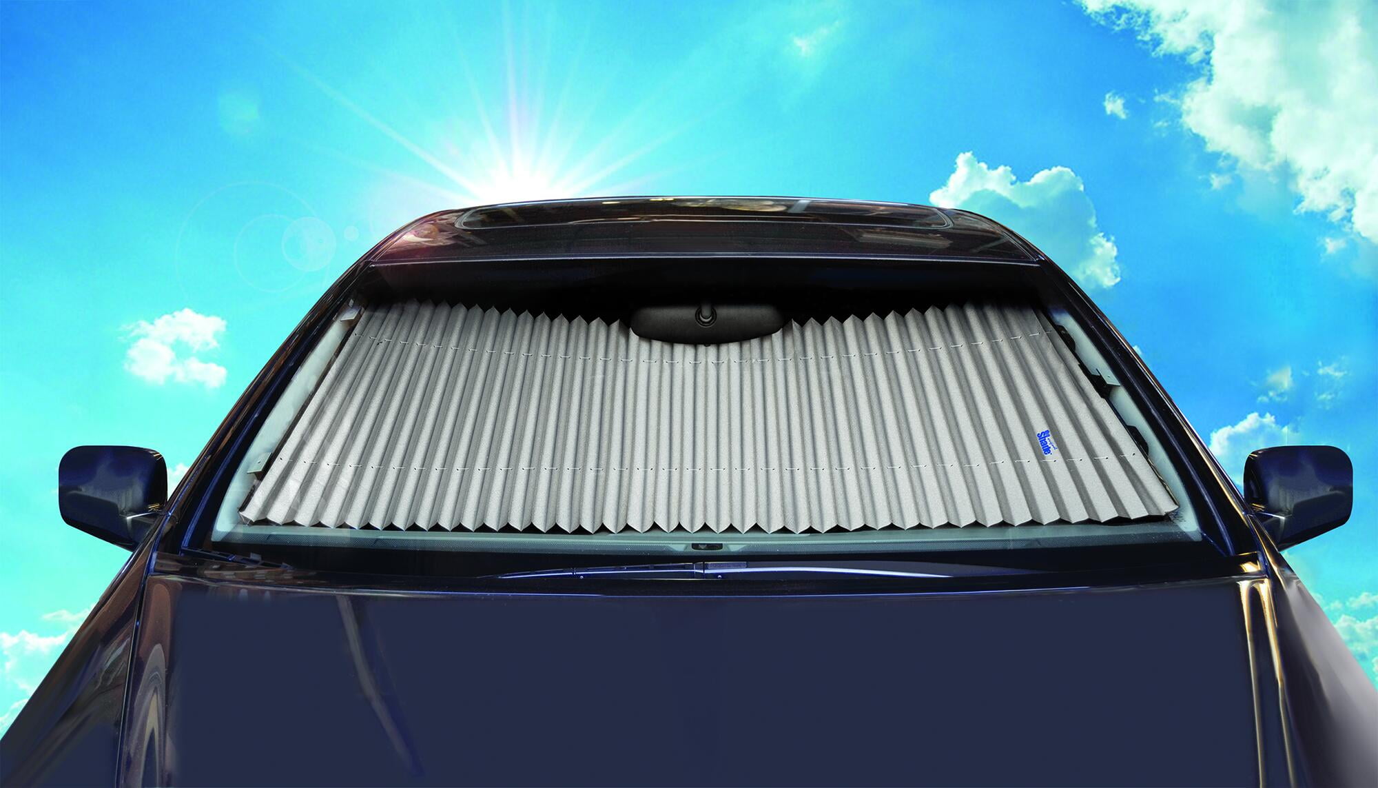 58cm Car Window Screen Sun Shade Visor Retractable Cover Block Roller Blind SUV