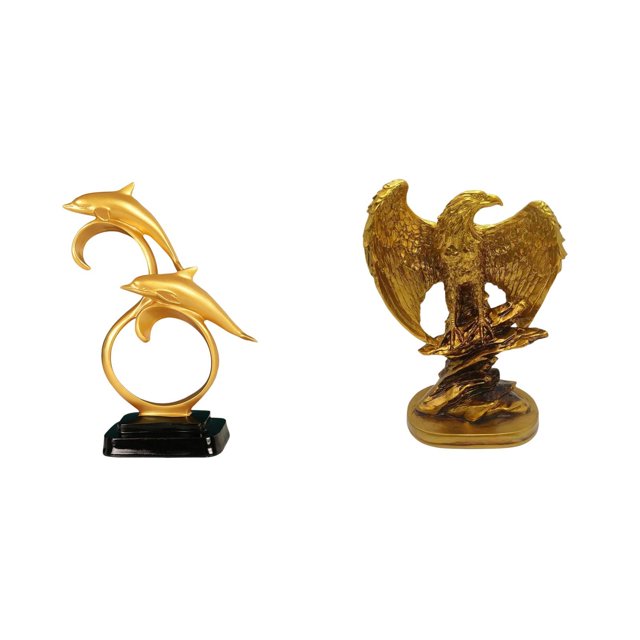 Figura de delfín, escultura moderna, estatua de resina, adorno de escritorio, , detalles realistas, adecuada para regalar en casa o en
