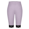 thumbnail image 4 of zbxnLI Women's Biker Shorts Plus Size Elastic Waist Lace Workout Yoga Shorts Slim Short Leggings for Women, 4 of 5