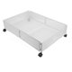 thumbnail image 4 of Organizador de almacenamiento debajo de la cama, contenedores de almacenamiento debajo de la cama Contenedores de almacenamiento debajo de la cama con ruedas Contenedor de almacenamiento debajo de la cama de metal Durabilidad probada, 4 of 8
