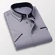 thumbnail image 1 of TFETTER, camisa de negocios de verano para hombre, camisa de manga corta con botones, camisas informales con cuello vuelto, ropa para hombre de talla grande 5XL, 1 of 5