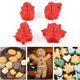thumbnail image 4 of Billuyoard 4 piezas de moldes para galletas de Navidad, copo de nieve de plástico, molde para pastel de Chocolate de Navidad, galletas, vacaciones, Herramientas y accesorios para hornear Rojo Billuyoard HA009427-01, 4 of 6