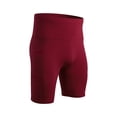thumbnail image 5 of Mens Cycling Shorts No Padding Biking Shorts with Pockets Tummy Control Athletic Gym Workout Spandex Shorts , Size L, 5 of 5