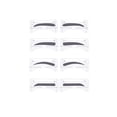 thumbnail image 1 of 8 Pairs Grooming Shaping Eyebrow Template Stickers Eyebrow Stencils Drawing Card, 1 of 3