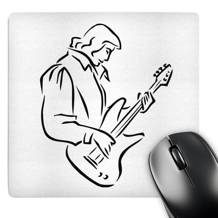 3dRose  bass player outline male black  MousePad price history on PriceWatchPro
