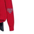 thumbnail image 5 of NAISIBABY Girls Valentine's Day Hoodie, Fleece Lined Long Sleeve Heart Prints Fall Winter Fashion Hooded Sweatshirt Red 9T, 5 of 5