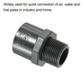 thumbnail image 5 of Uxcell Pipe Fitting 1/2NPT Male Thread 1/2" Socket Straight Connector, Gray 4 Pack, 3/4"x3/4NPT 6, 5 of 5