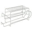 thumbnail image 3 of mDesign Metal 2-Tier Pop/Soda and Food Can Storage Dispenser Rack - Chrome, 3 of 8