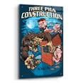 thumbnail image 2 of Epic Art 'Three Little Pigs Construction' by Flyland Designs, Acrylic Glass Wall Art, 24"x36", 2 of 8